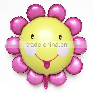 inflatable wholesale helium smile sun balloons 90*90cm