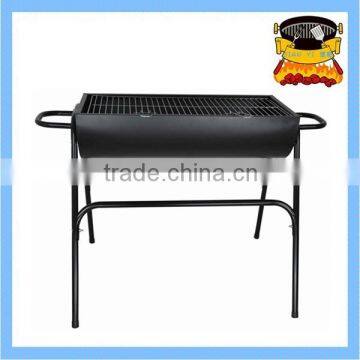 Hot Sale large charcoal barrel bbq grill with wheel