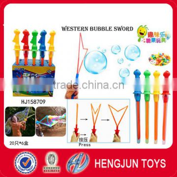 Funny Q kinder interesing toys sweet candy 40cm bubble sword 20pcs