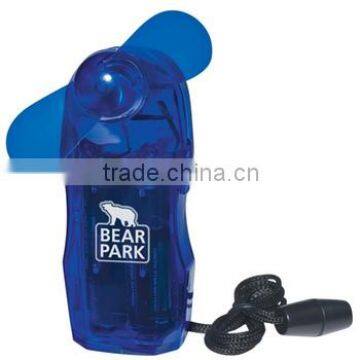 Promotional Mini Fan w/ Breakaway Lanyard
