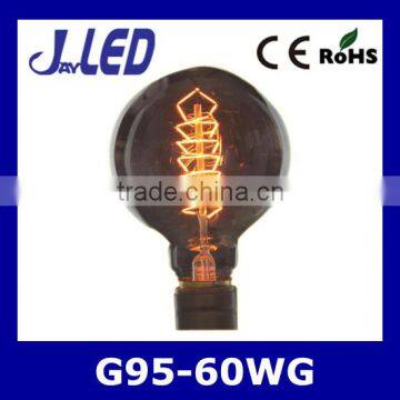 G95 60w glass body incandescent osram bulb