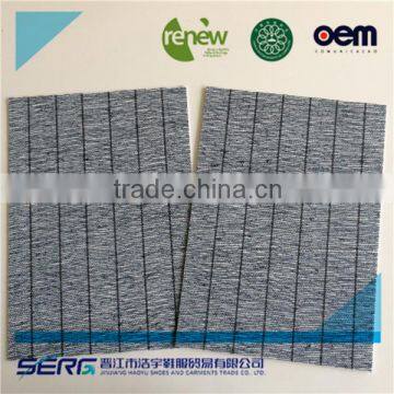 striped cellulose insole board for sport shoes and bags