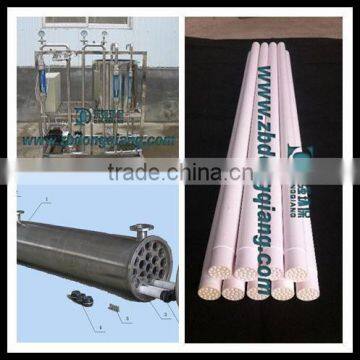 cross flow filtration ceramic membrane filter for industrial sludge treatment