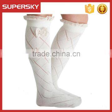 A-22 women knitted socks for boot knee high buttoned socks knee lace knit boot socks