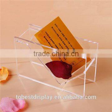 super pop famous brand acrylic business card holder/business card storage box/business card holder box