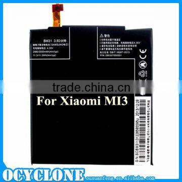 100% Original New Battery For Xiaomi mi3 3050mah BM31,Accessories for xiaomi mi3