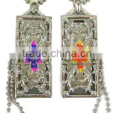 metal flower jewelry 8GB rhinestones USB flash drive with chain for Valentines Gift