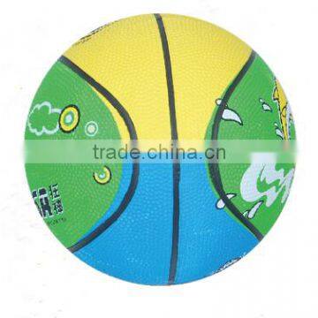 best sale custom design 3# mini kids toy rubber basketball
