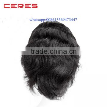 Wholesale cheap 100% short human indian remy hair wigs with bangs for women