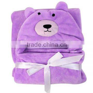 High Quality Factory Price Baby Solid Embroidery Blanket