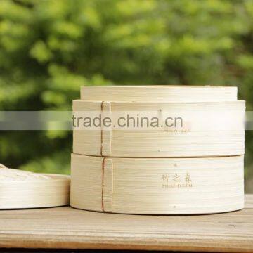 10 Inch Wonderful Printed Inch Hard Bamboo Steamer for Corn