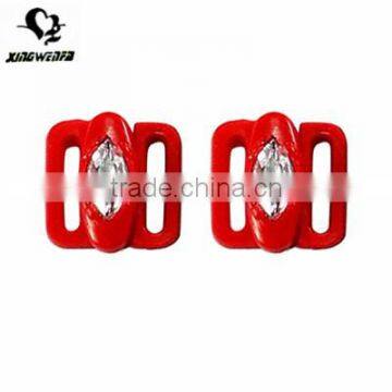 Underwear Accessories Plastic Clasp Buckle With Rhinestones photo-3