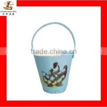 Promotional Item Easter Party Felt Decoration Easter Fancy Basket photo-5