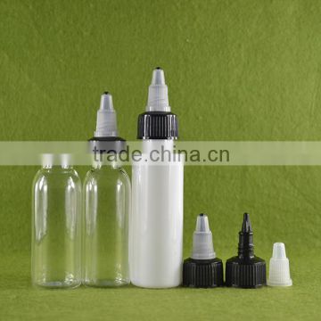 30ml 60ml 120ml PET Plastic Bottle Glue Bottles Twist Cap Plastic packing bottle