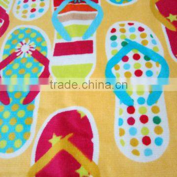 2016 Top Sale Slipper Printed Casual Beach Towel Play Time Printed Towel photo-4