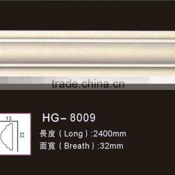 HG8009 PU moulding/pu cornice/pu foam/concert mould/crown cornice