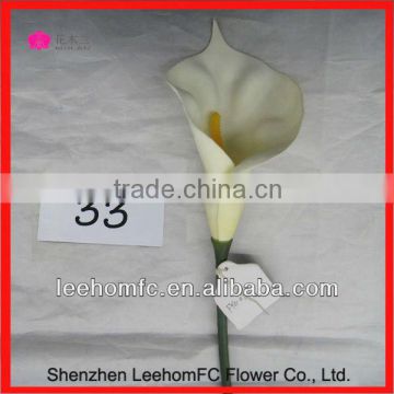 White Real Touch Artificial EVA Calla Lily