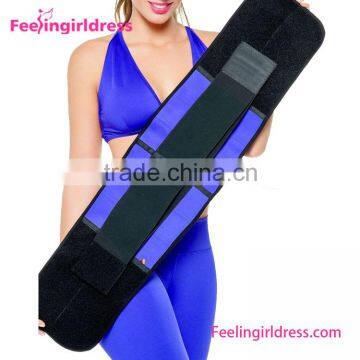 Blue Powerful Slim Latex Waist Trainer Tummy Trimmer Waist Trimmer Belt