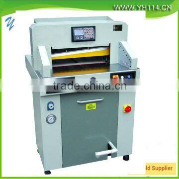 2015 heavy Hydraulic program-controlled electric paper cutter machine in china