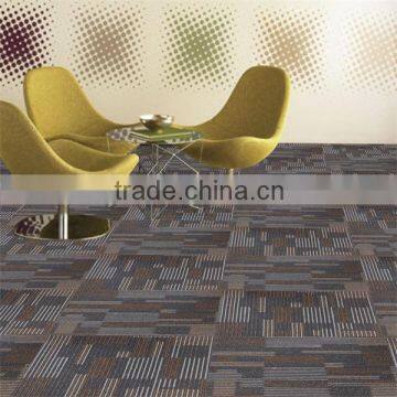 Thick Long Pile Jacquard Carpet Tiles for Office
