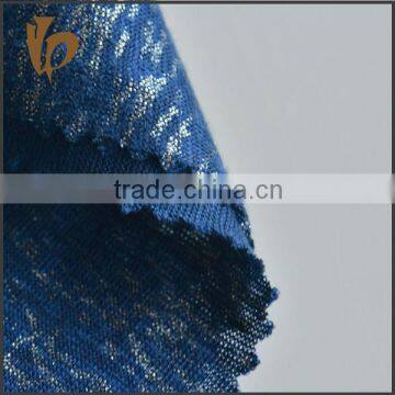 Silver Stamp 100% Linen Knitted Fabric for Fashion Dresses photo-3