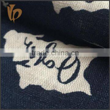 Classical Fabric Printing Indian Clothing Wholesale Linen Viscose Fabric photo-4