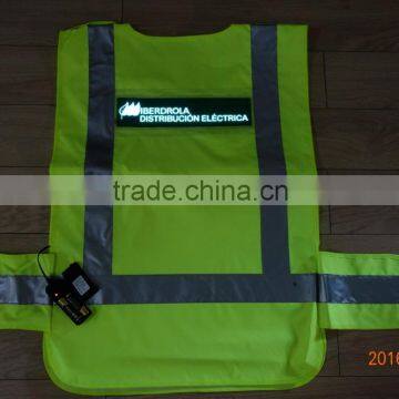 PYL-EL-SV001-IDE-AA High-Luminance EL Safety work clothes / EL Safety work vest / EL safety Clothes