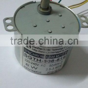 2.5RPM 4W High Torque and Low Speed AC Synchronous Motor Type Mirco AC Electric Motor