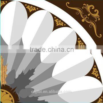 Decorative ceramic digital printing glass, wood texture animation, customized design glass