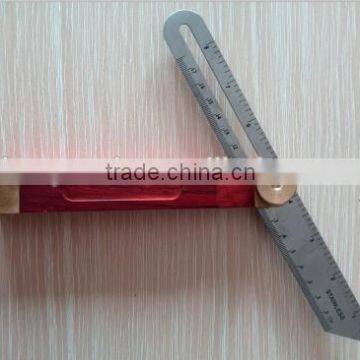 adjustable stainless steel angle aquare ruler