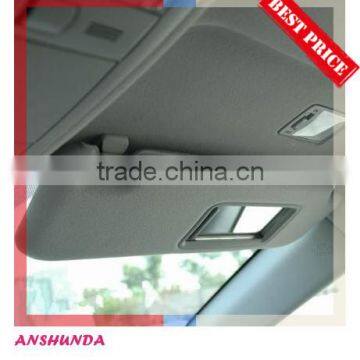 Sunvisor with makeup mirror