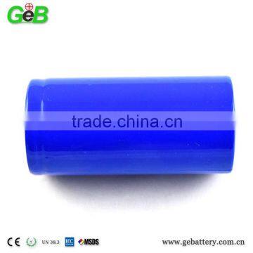 Customized capacity 3.7 voltage NCM rechargeable lithium ion battery 6000mah round batteries