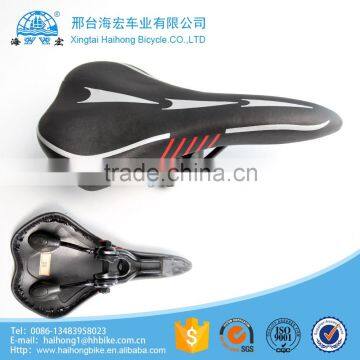 2016 hot selled colour leather mountain bike saddle