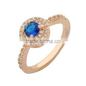 CZ GEMSTONE sapphire finger ring