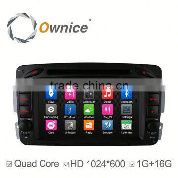 Ownice C300 Android 4.4 quad core car dvd GPS navigation system for BENZ W209 support ipod FM AM radio