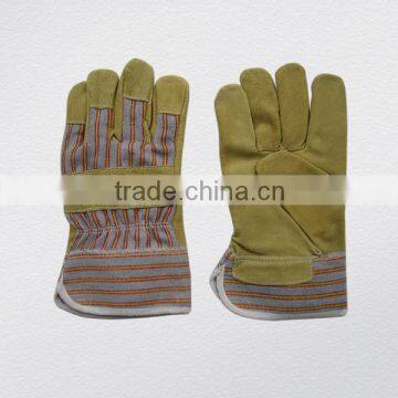 Standard shoulder cow Split Leather Palm Safety Cuff Work Glove