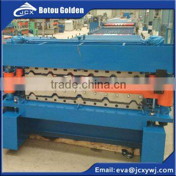 double profiles roof sheet roller former machine