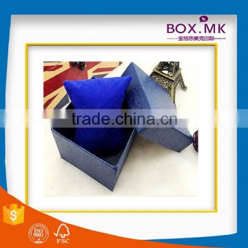 New Style Wholesale High Quality Fashionable Cheap Square Blue Watch Paper Box