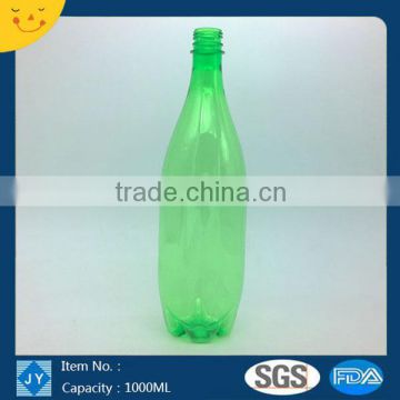 Food grade high quality 1000ml 32oz round plastic bottle containers for soft drinks