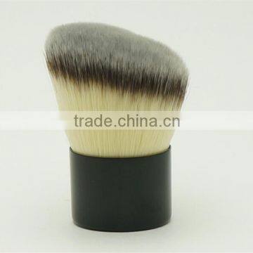 Angled Facial Brush Metal Bristle Hair Powder Kabuki Brush