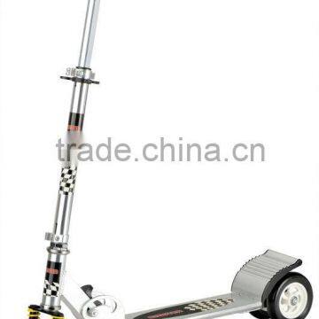 best sell scooter for children and adult with rubber 130mm wheel double 3 wheel kick scooter on sale 2015 MB-883B