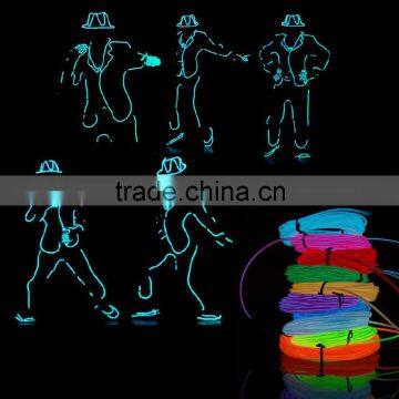 3M Flexible Neon Light Glow EL Wire Rope Car Party Different Colors