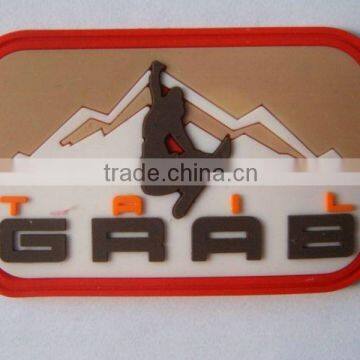 Tail Grab rubber PVC rubber 3D patch