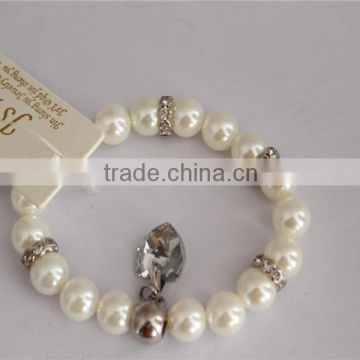 High quality fashion pearl bracelet, crystal pearl bracelet