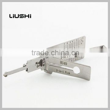 LISHI lock pick and decoder HU49 2 in 1 pick tool lishi tools auto locksmith /door lock pick tool