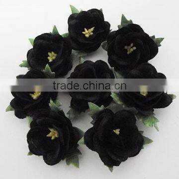 Bulk pack 50 pieces Black Little Hogweed paper flower mulberry paper flower