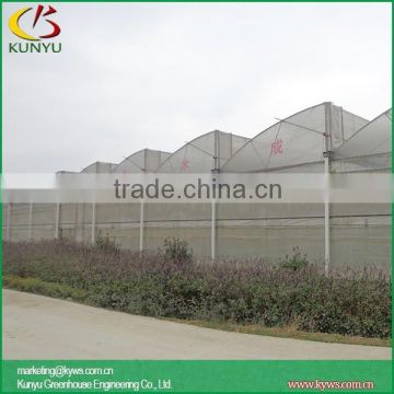 Sawtooth type plastic film greenhouse commercial greenhouse for sale