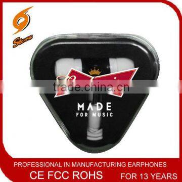 Stylish promotional canal earphones for sale promotion from CE Rohs manufacture factory