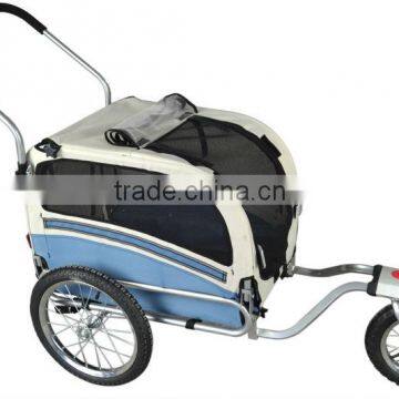 Dual Function Pet Dog/ Baby Trailer & Stroller-Medium