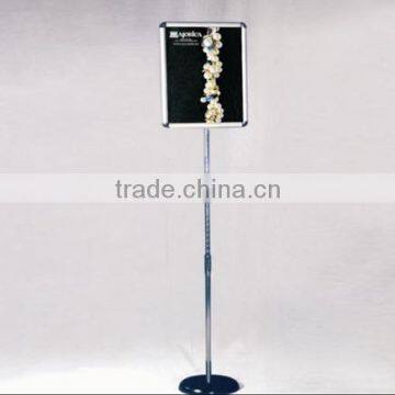 Aluminum A3/A4 standing poster stand, adjustable stand poster